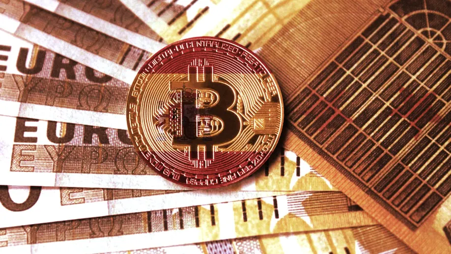 Spain and Bitcoin. Image: Shutterstock