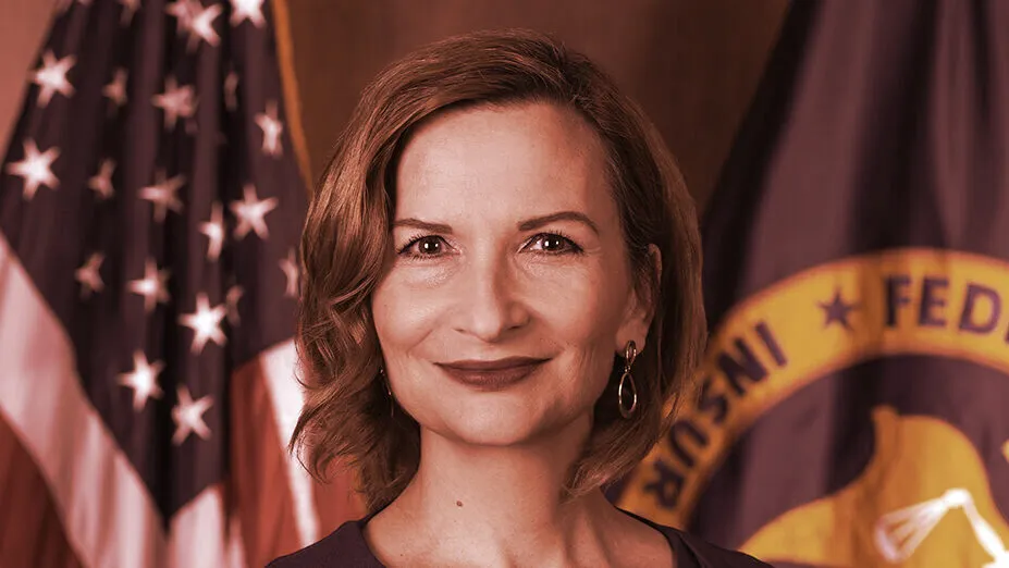 FDIC Chair Jelena McWilliams. Image: FDIC