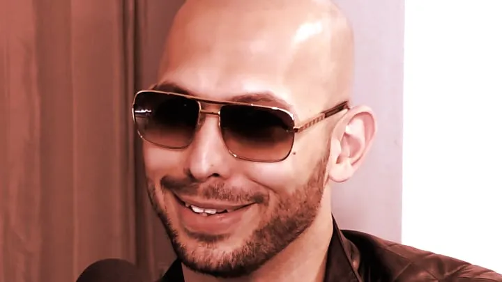 Andrew Tate on a podcast in 2021. Image: Wikimedia Commons