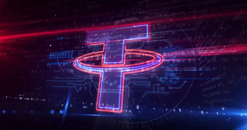 Tether. Image: Shutterstock