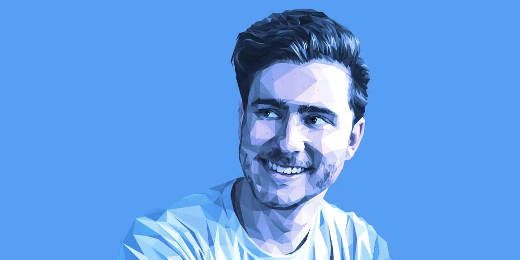 Jacob Horne on Decrypt's gm podcast (Art: Grant Kempster)