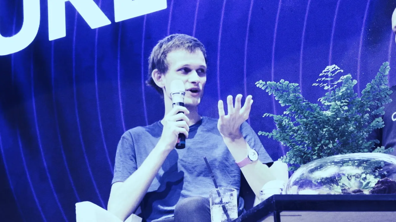 Vitalik Buterin speaking at Ethereal in Tel Aviv in 2019. Image: Shutterstock.