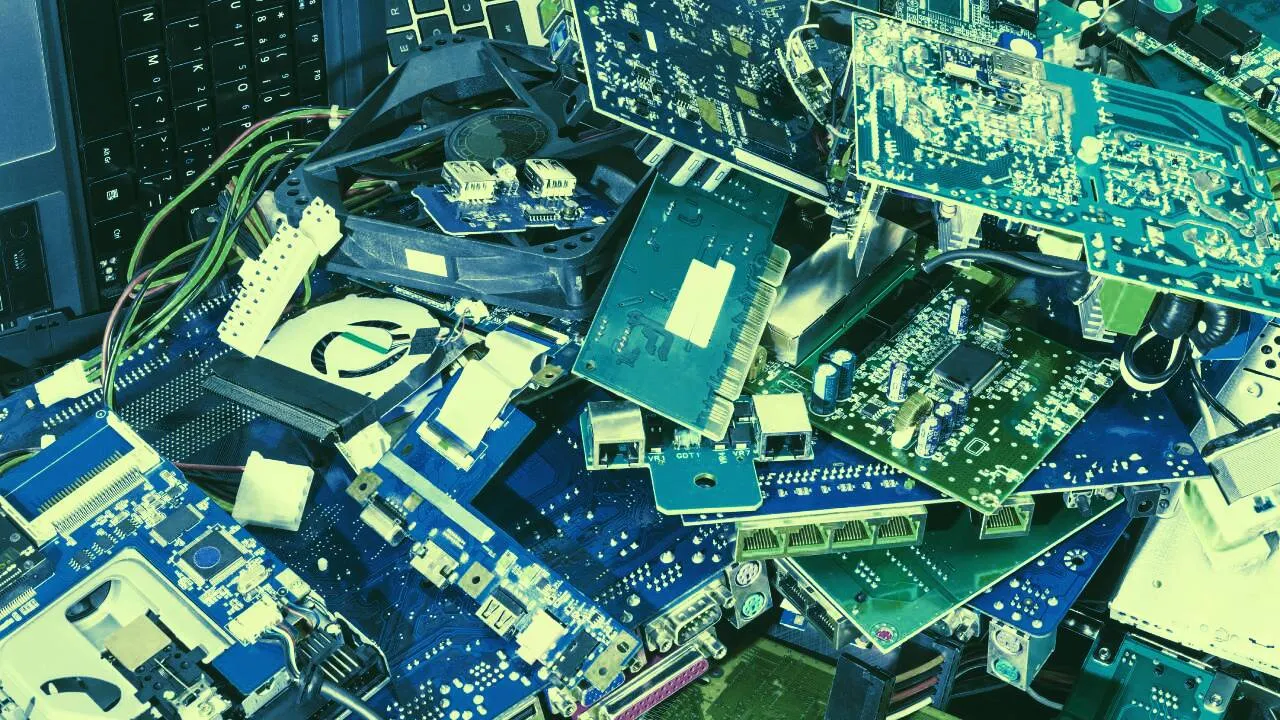 Just 20% of electronic waste, or e-waste, is properly recycled (Image: Shutterstock)