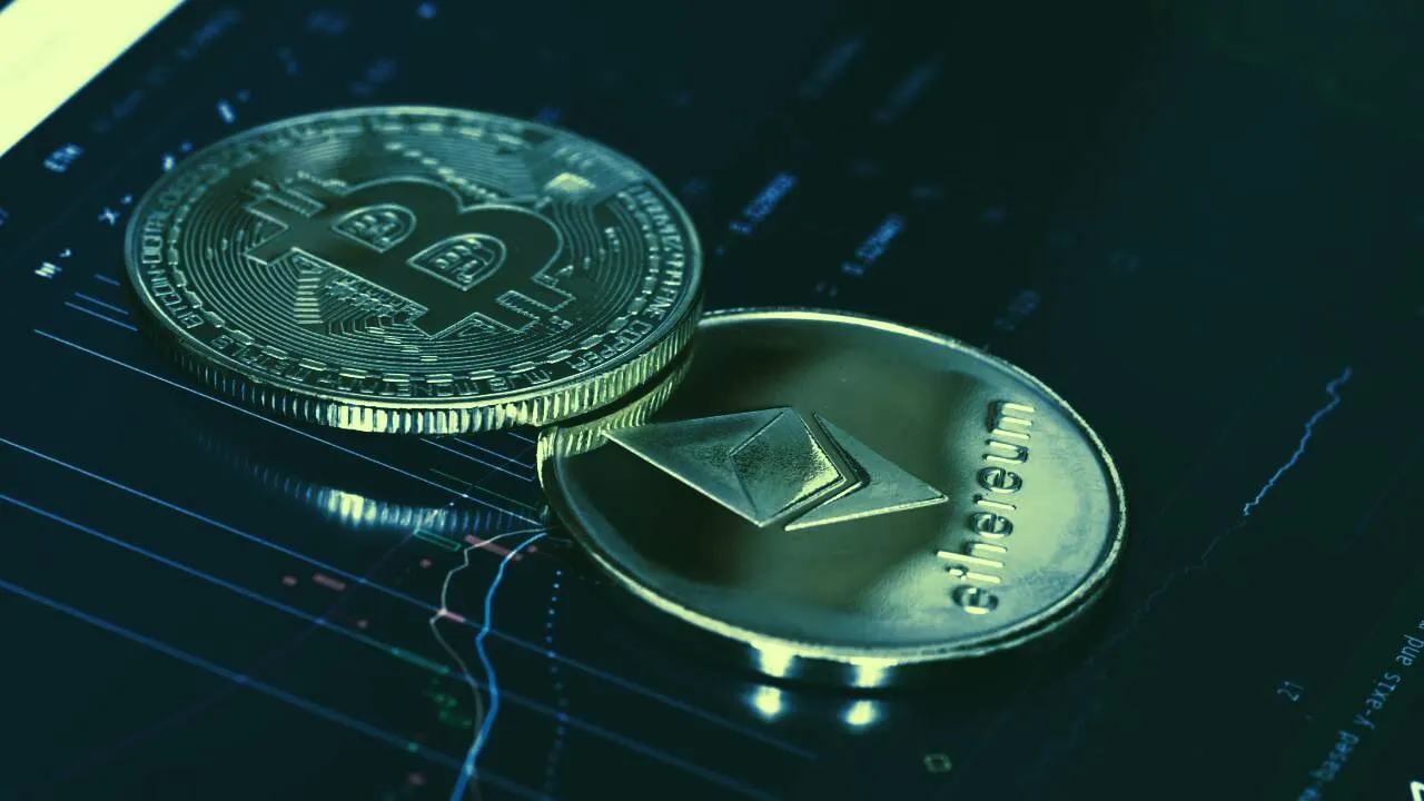 Bitcoin and Ethereum are the two largest cryptocurrencies by market cap. Image: Shutterstock