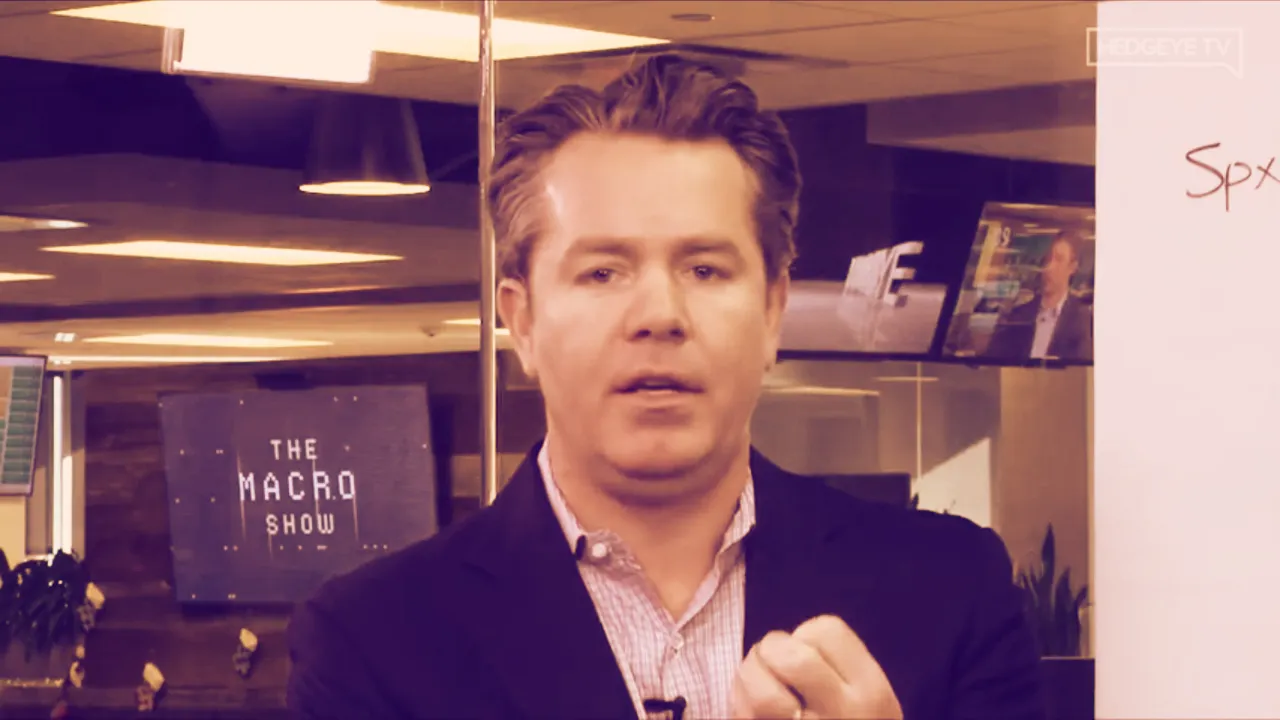 Keith McCullough is CEO of Hedgeye Risk Management. Image: YouTube