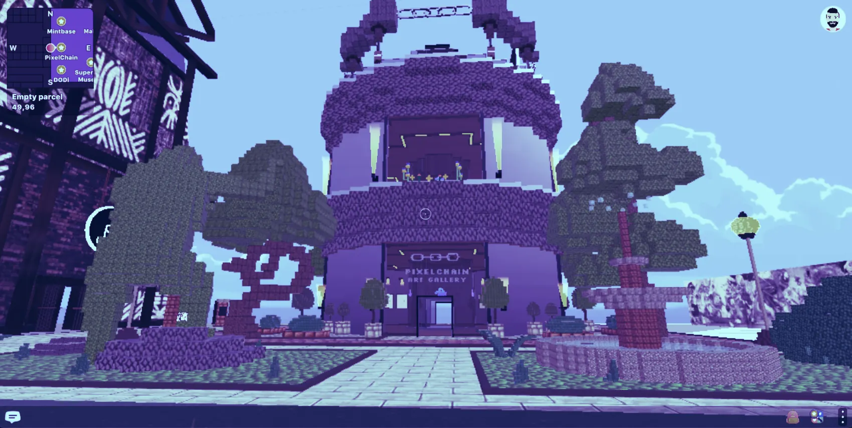 Exploring Decentraland. Image: Decentraland