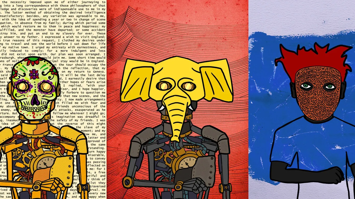 A selection of Hashmasks. Image: Hasmasks.