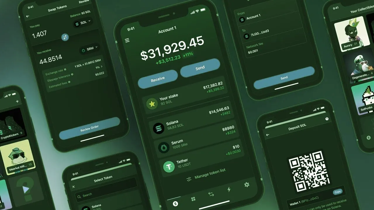 The new mobile wallet: Image: Phantom