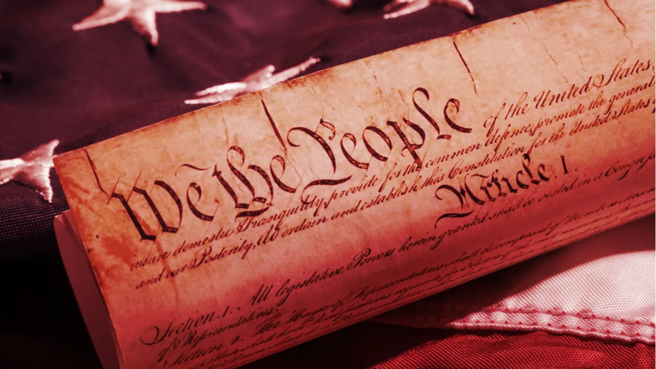 U.S. Constitution. Image: Shutterstock