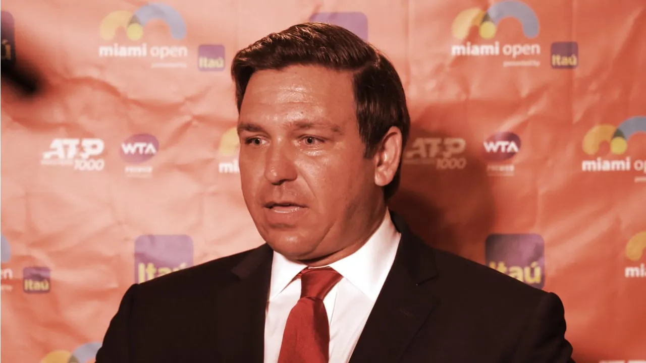 Florida Gov. Ron DeSantis: Image: Shutterstock