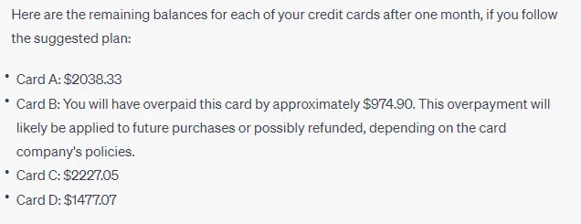 Respuesta proporcionada por ChatGPT utilizando el intérprete de código