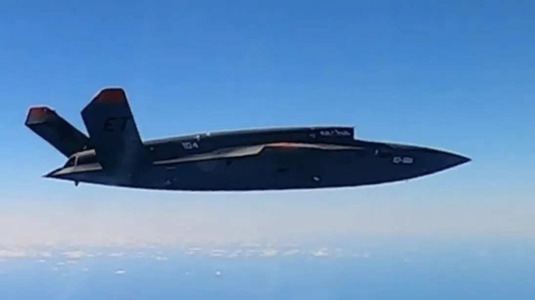 The Kratos XQ-58 Valkyrie in flight. Image: Kratos