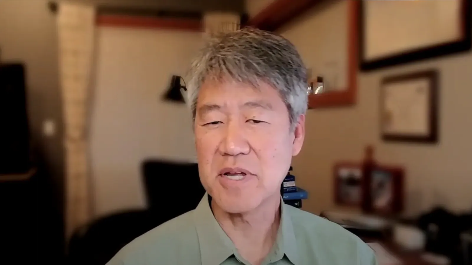 Microsoft's Peter Lee delivered the keynote presentation on AI and Healthcare at National Academy of Medicine's Healthy Longevity Global Innovator Summit. Photo Illustration:
National Academy of Medicine/YouTube