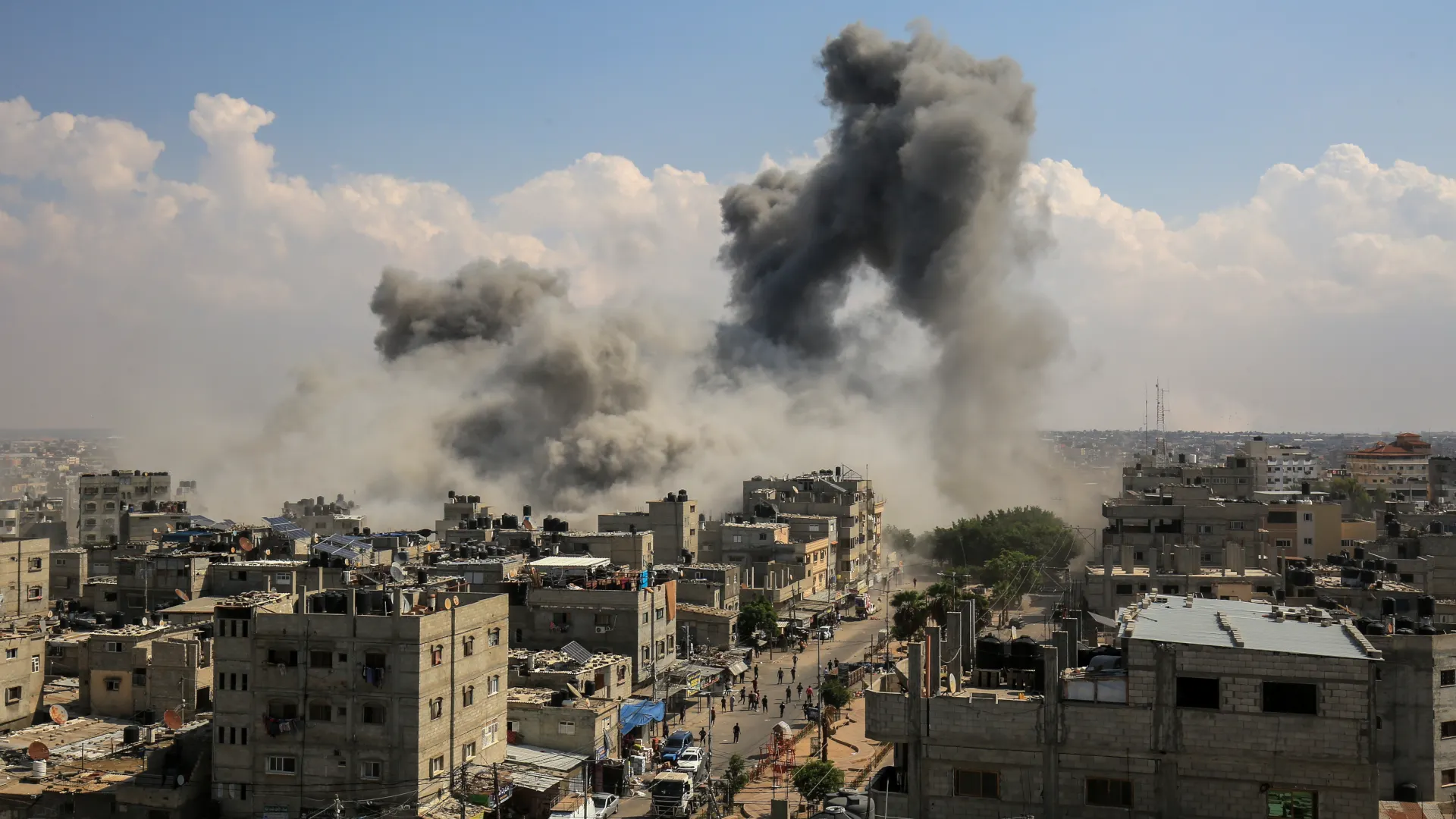 Photo from Rafah in the Gaza Strip on October 10, 2023. Image: Shutterstock