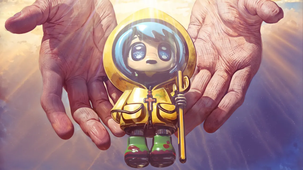 Luce artwork by digital artist Mike "Beeple" Winkelmann. Image: Beeple