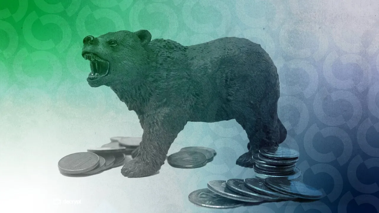 Bear market. Image: Shutterstock/Decrypt