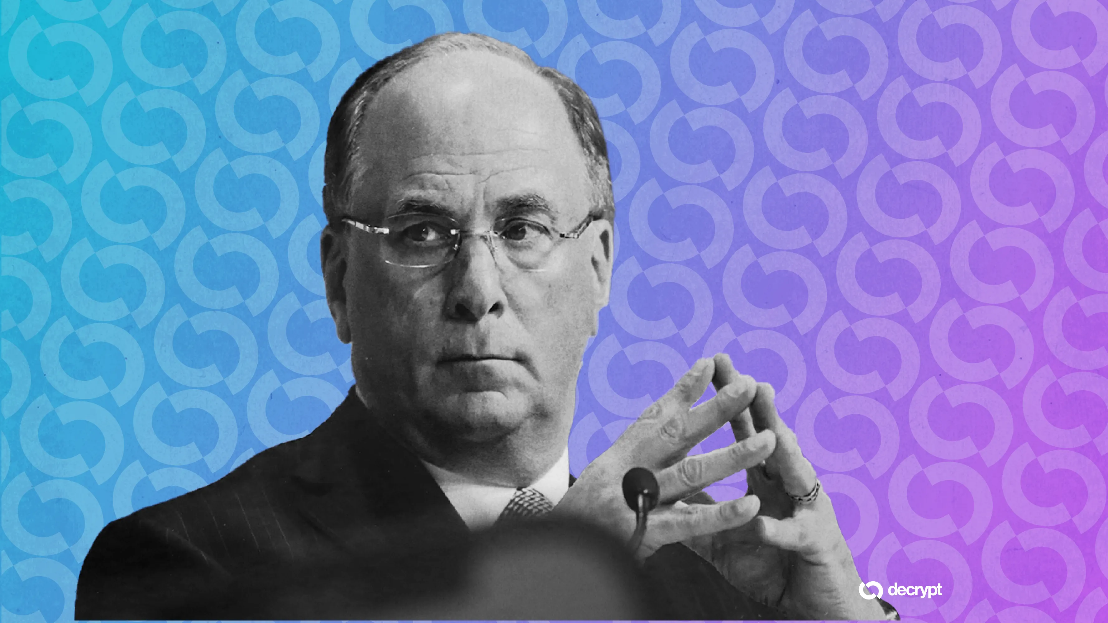 BlackRock CEO Larry Fink. Image: Shutterstock/Decrypt
