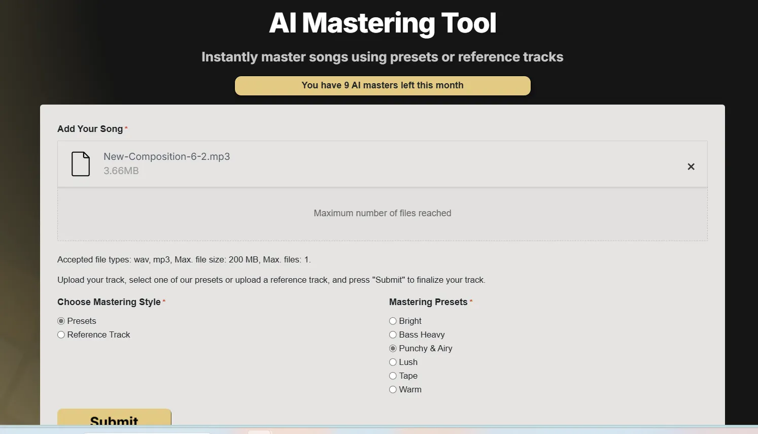 AI music tool RecordLabel