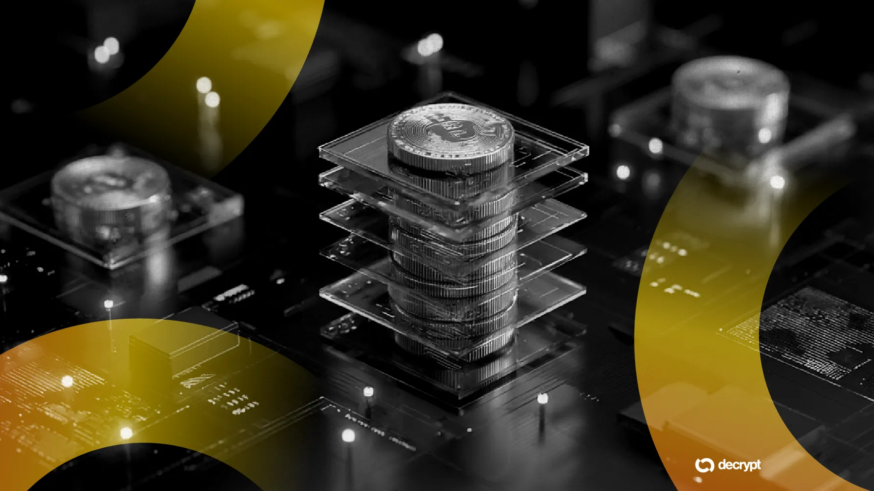 Coins stacked atop each other. Source: Decrypt