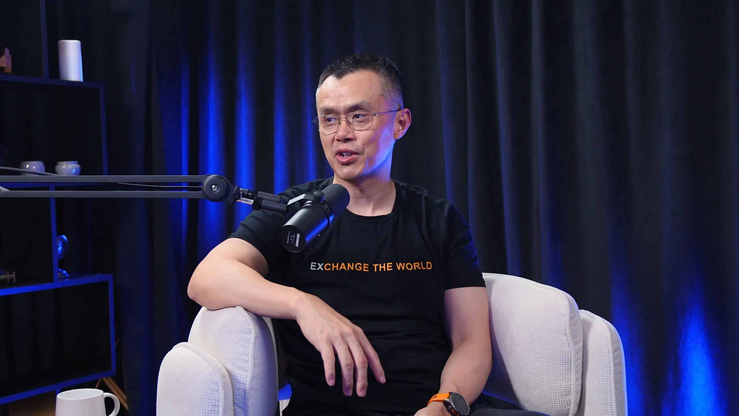 Binance founder Changpeng "CZ" Zhao. Photo: Rug Radio