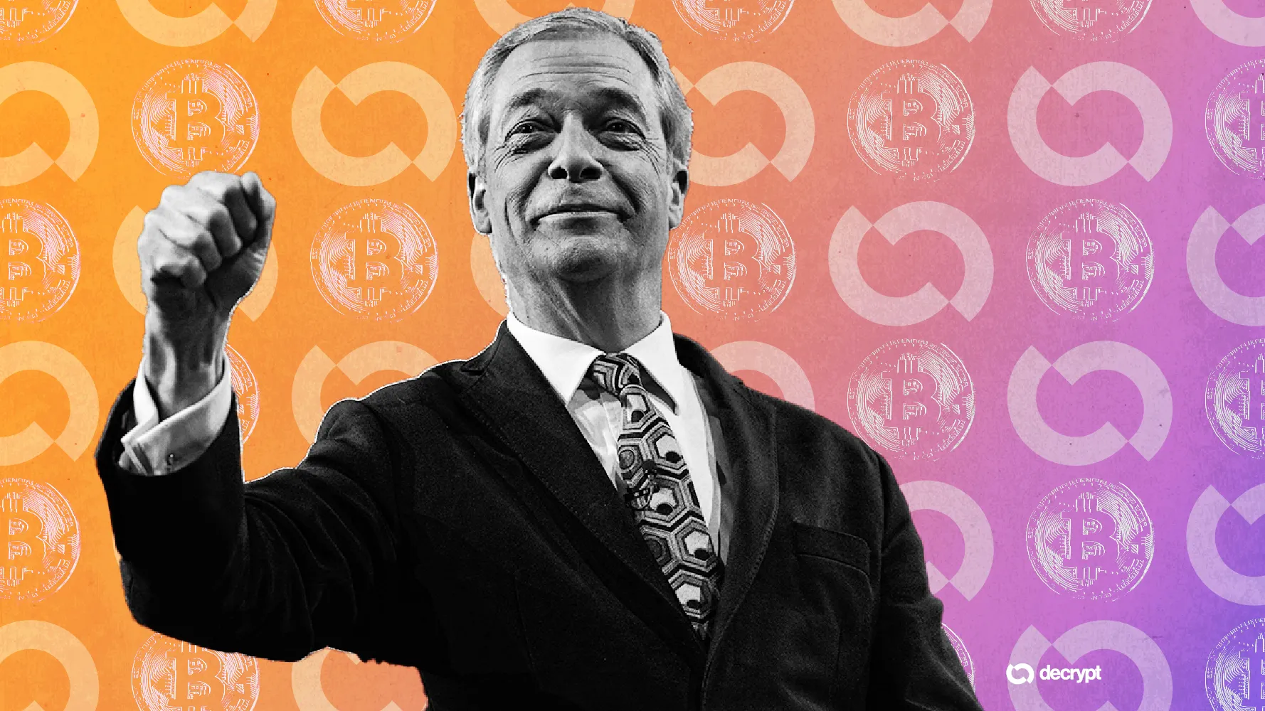 Nigel Farage. Source: Decrypt/Shutterstock