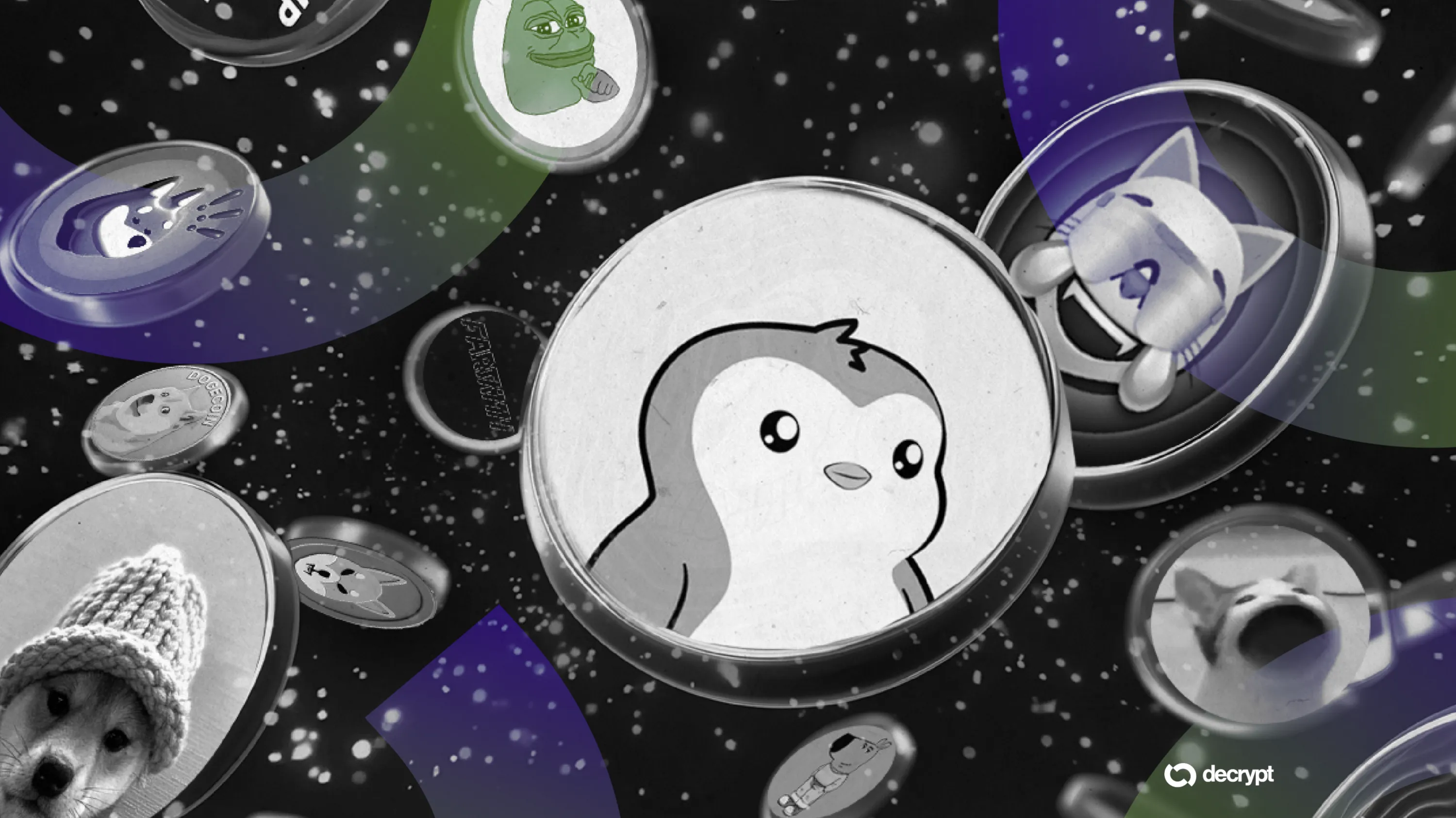 Meme coins. Image: Shutterstock/Decrypt