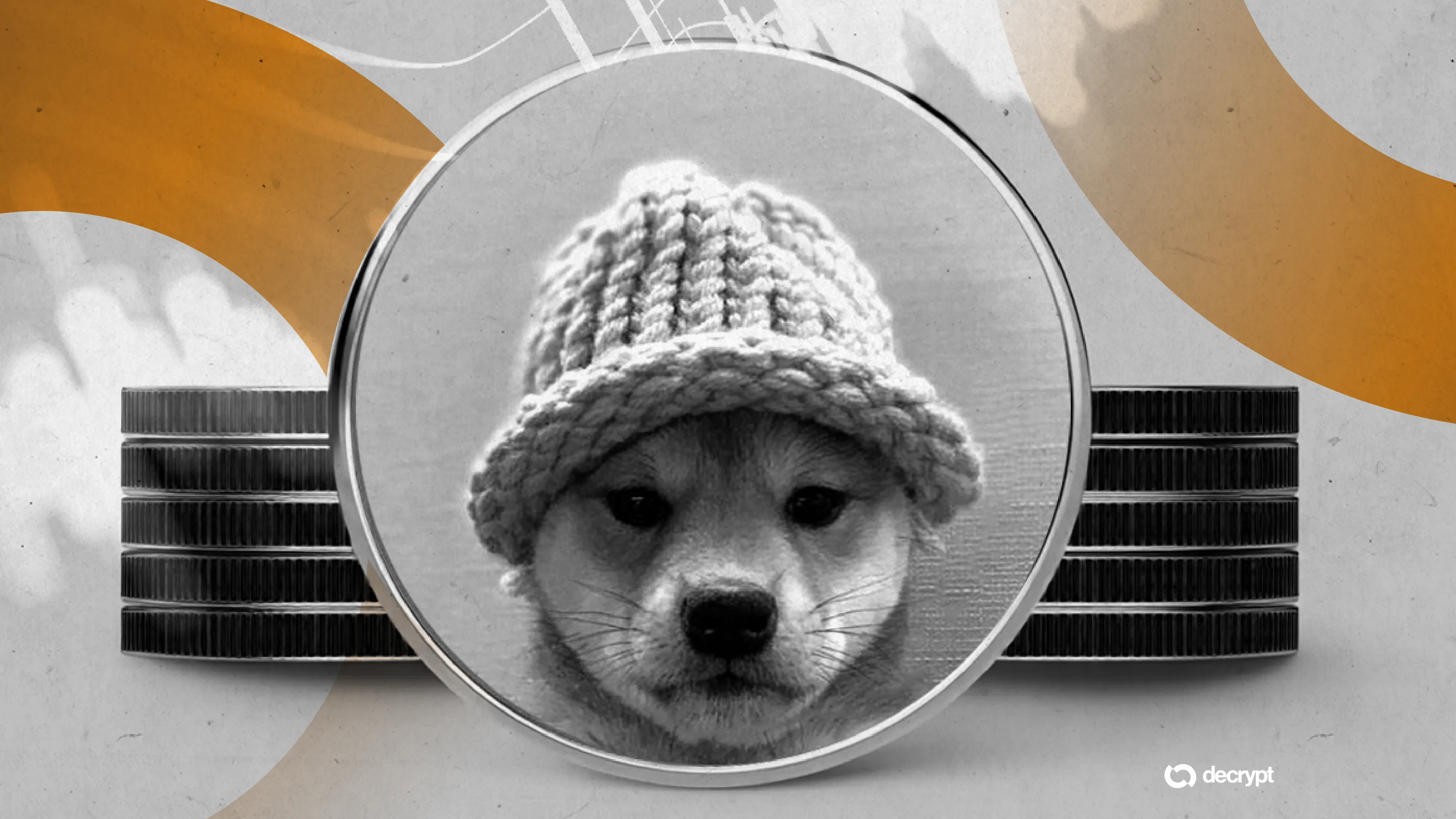 Dogwifhat meme coin. Image: Shutterstock/Decrypt