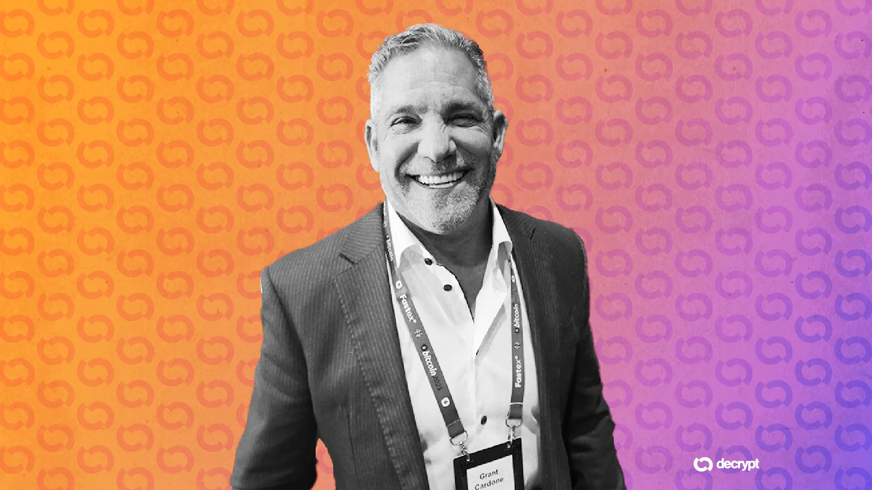 Grant Cardone at a Bitcoin conference in Las Vegas. Image: Andre Beganski/Decrypt