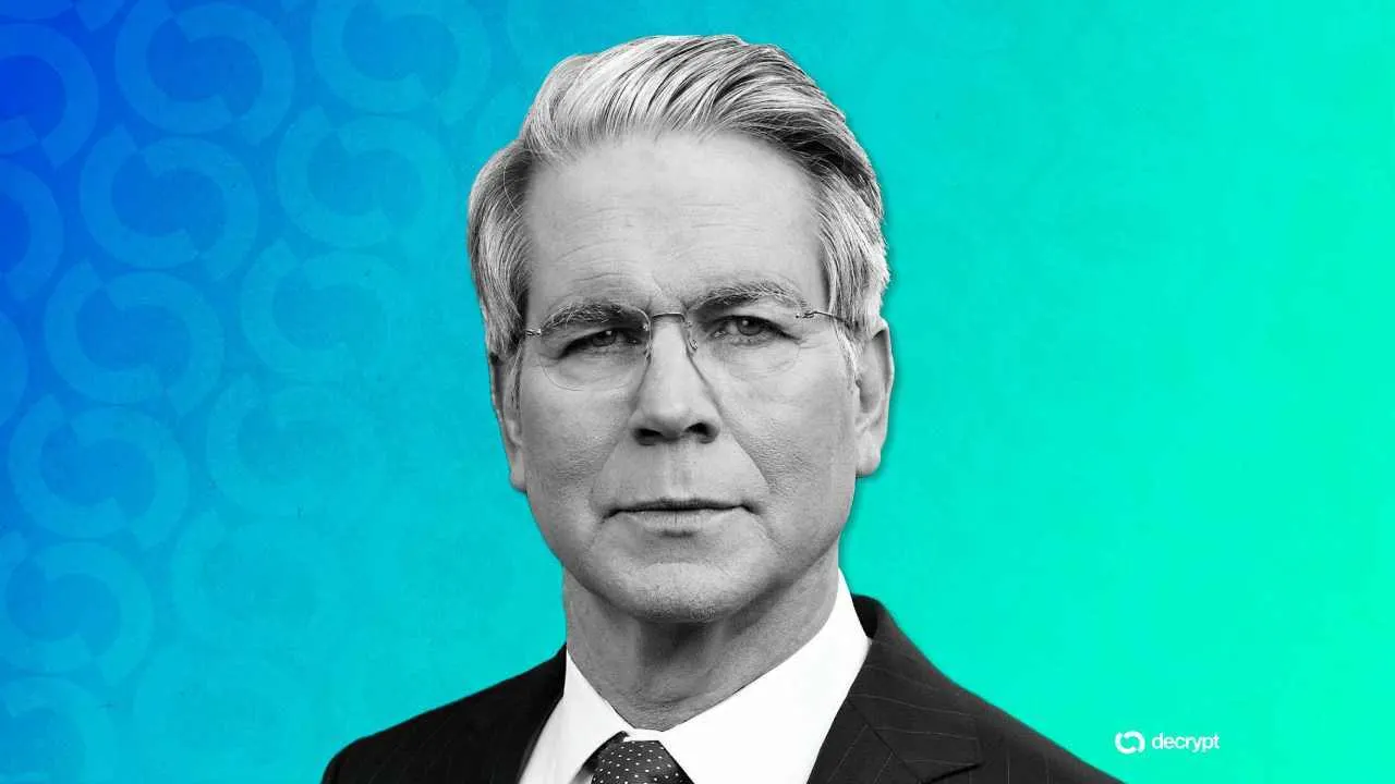 U.S. Treasury Secretary Scott Bessent. Image: United States Department of the Treasury/Decrypt