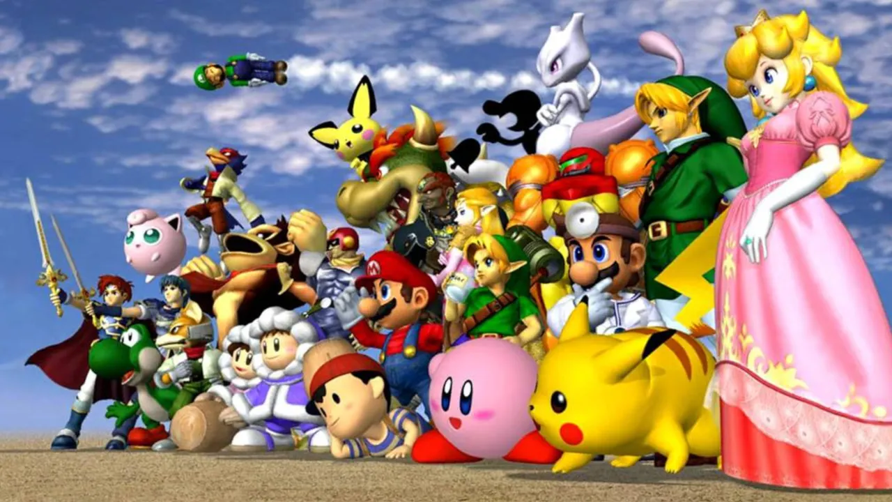 Artwork from Super Smash Bros. Melee. Image: Nintendo
