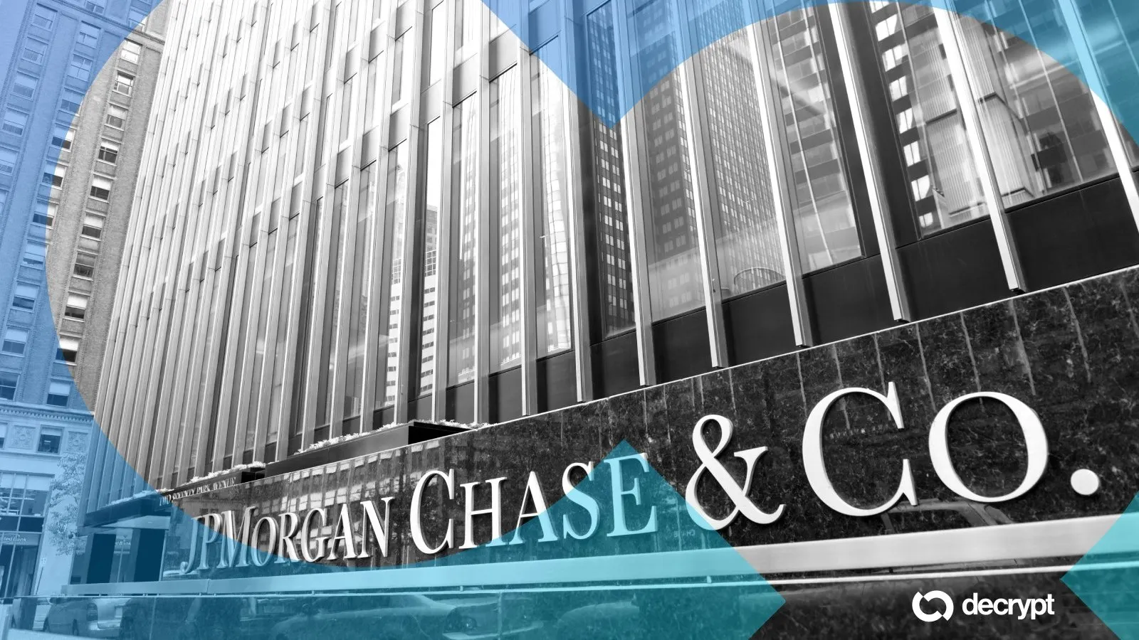 JPMorgan Chase & Co building in New York. Image: Shutterstock/Decrypt