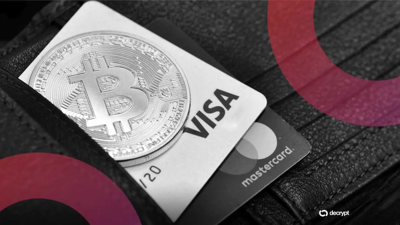 Crypto and credit cards. Image: Shutterstock/Decrypt