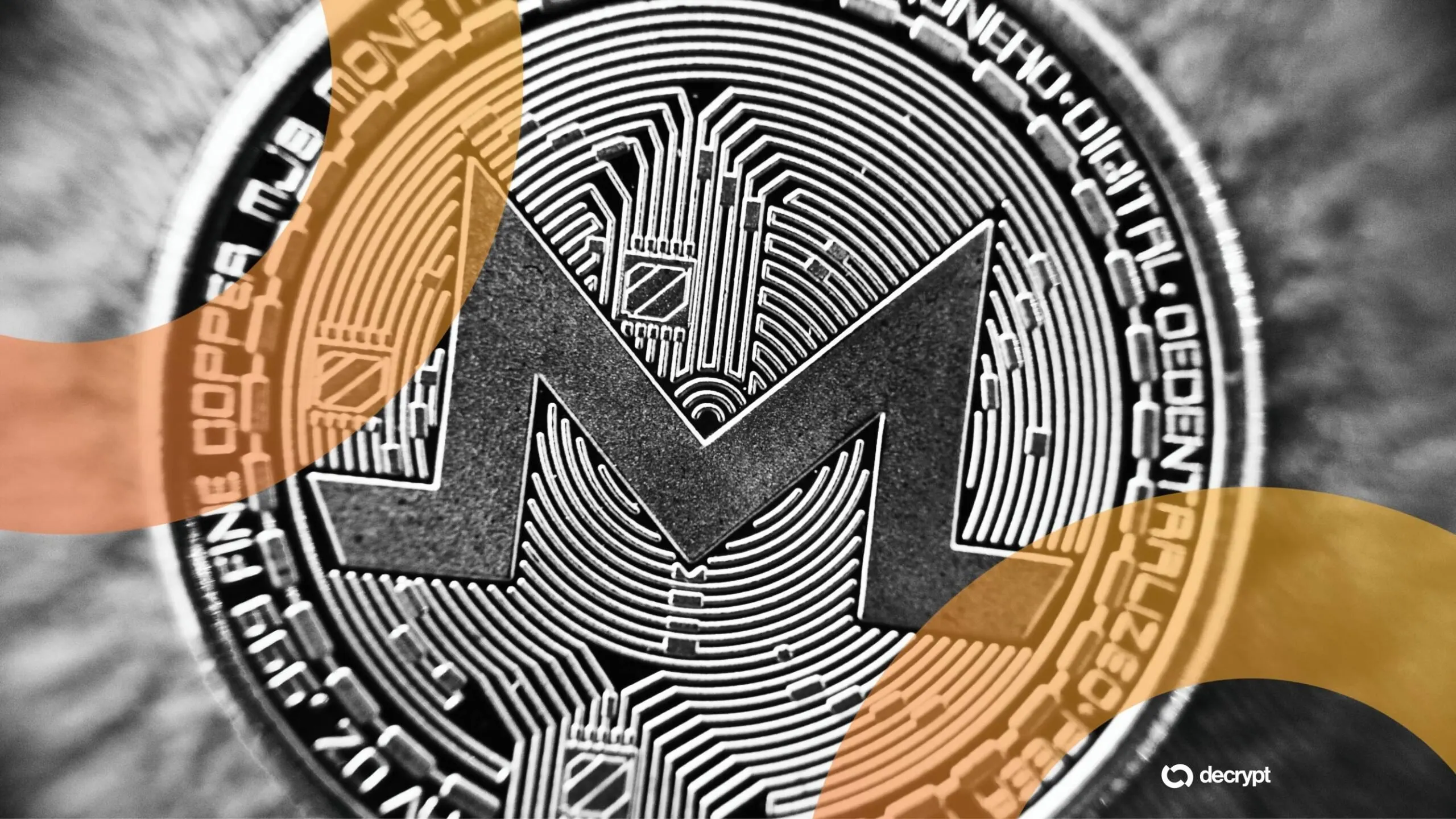 Monero logo. Image: Shutterstock/Decrypt