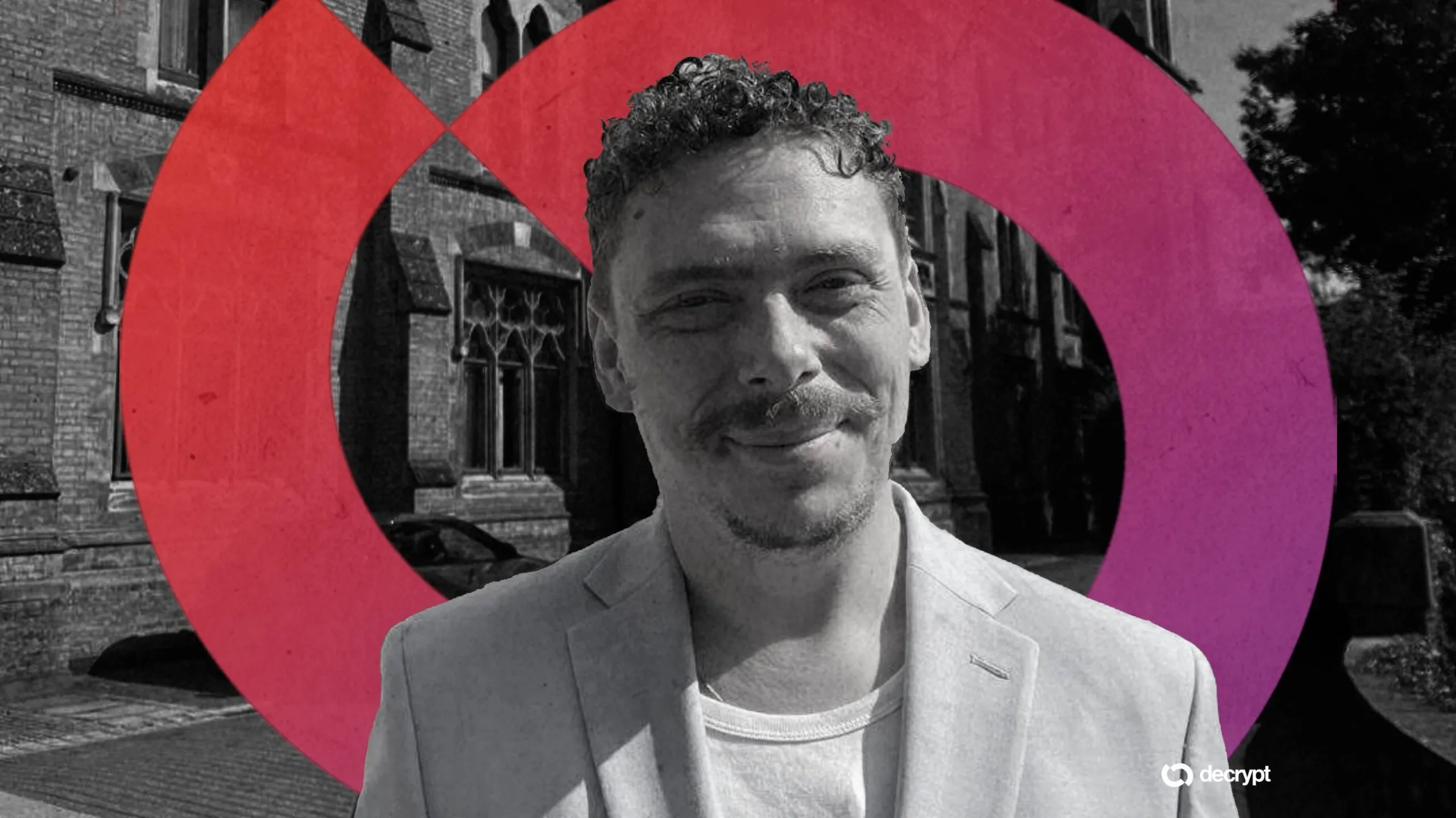 Jarett Dunn outside court. Image: Decrypt.