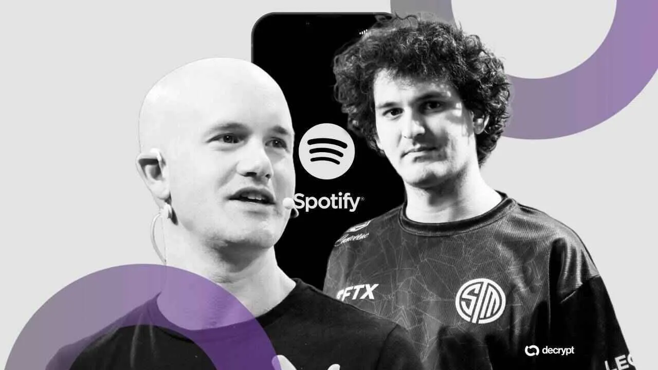 Brian Armstrong and Sam Bankman-Fried. Image: Wikimedia/FTX/Shutterstock/Decrypt