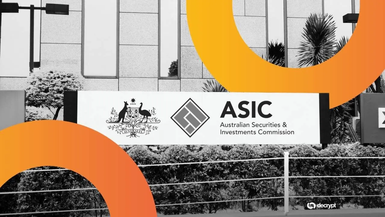 ASIC, the Australian Securities and Investments Commission. Image: Shutterstock/Decrypt