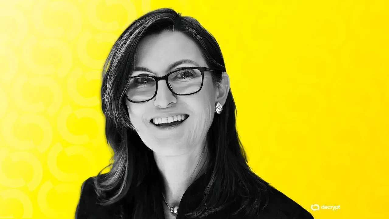 Ark Invest's Cathie Wood. Image: Decrypt/Ark Invest