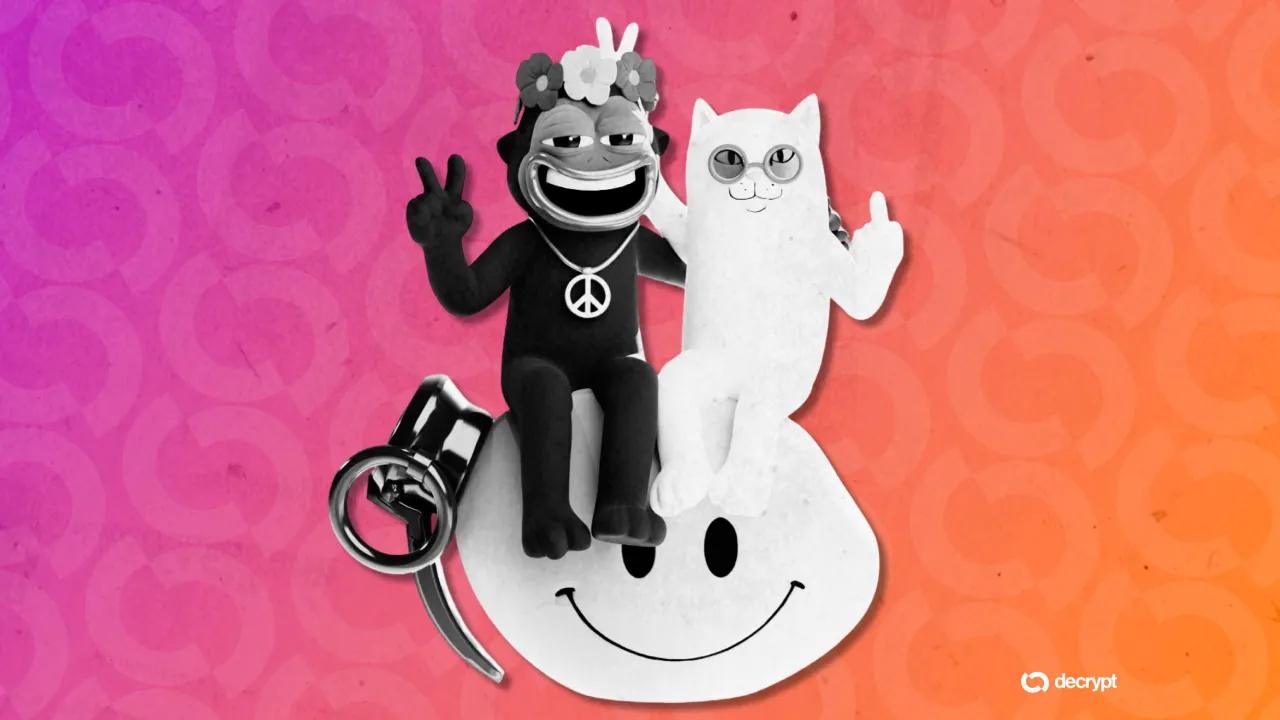 Ponke and RIPNDIP are teaming up for blind box collectibles with a crypto tie-in. Image: Decrypt/Ponke