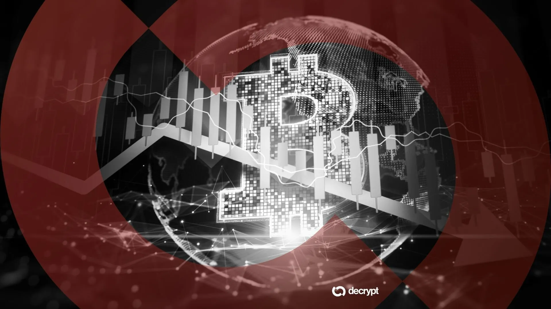 Bitcoin crash. Image: Decrypt/Shutterstock