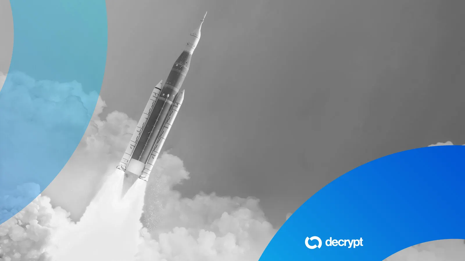 Space launch system flight in space from Earth. Image: Shutterstock/Decrypt