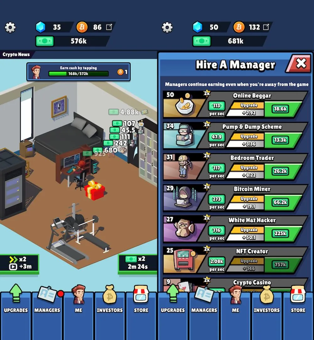 Bitcoin Empire screenshots