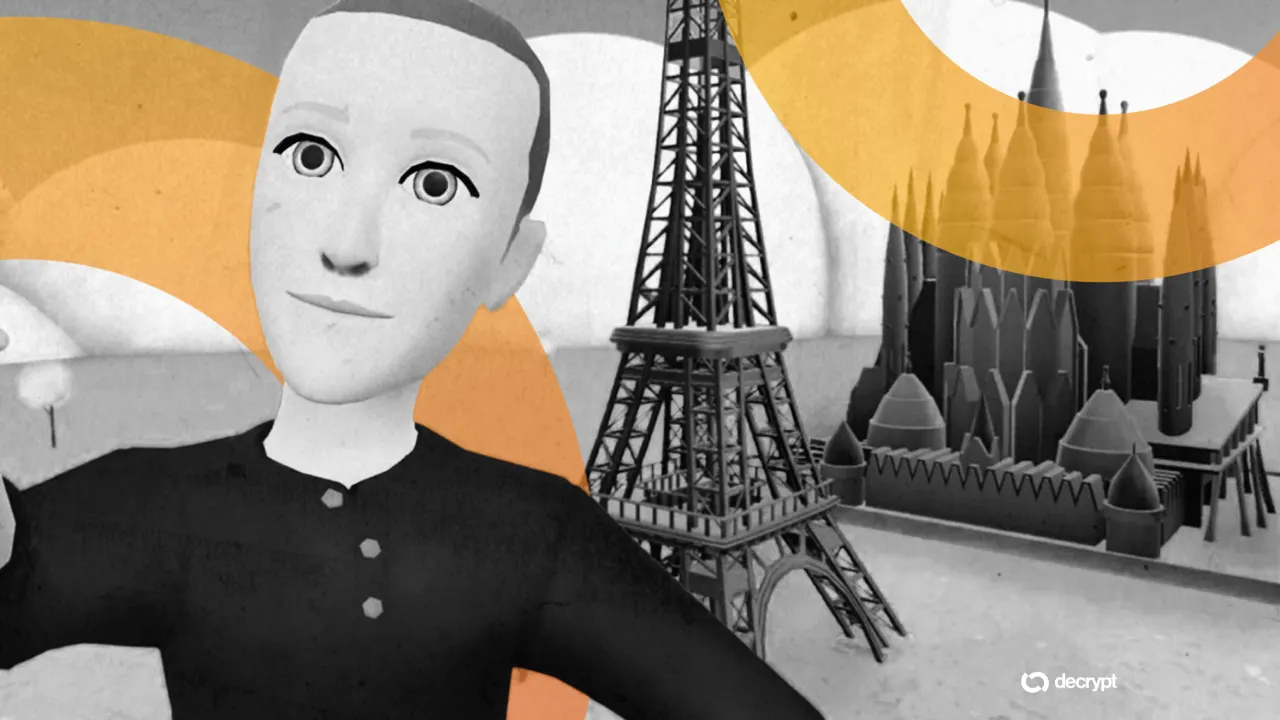 Mark Zuckerberg in the metaverse. Image: Decrypt/Meta