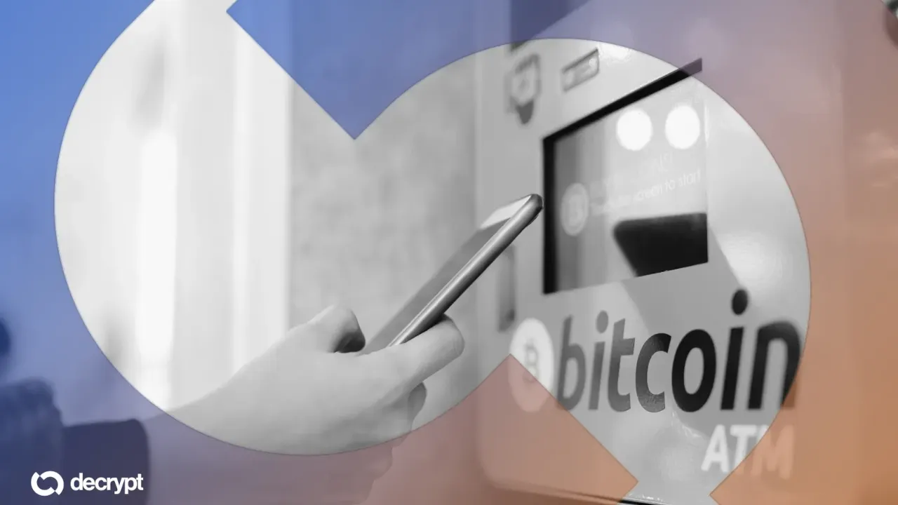 Crypto ATMs. Image: Shutterstock/Decrypt