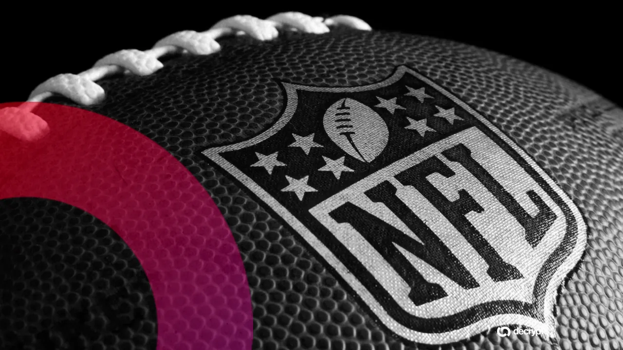 NFL football. Image: Decrypt/Shutterstock