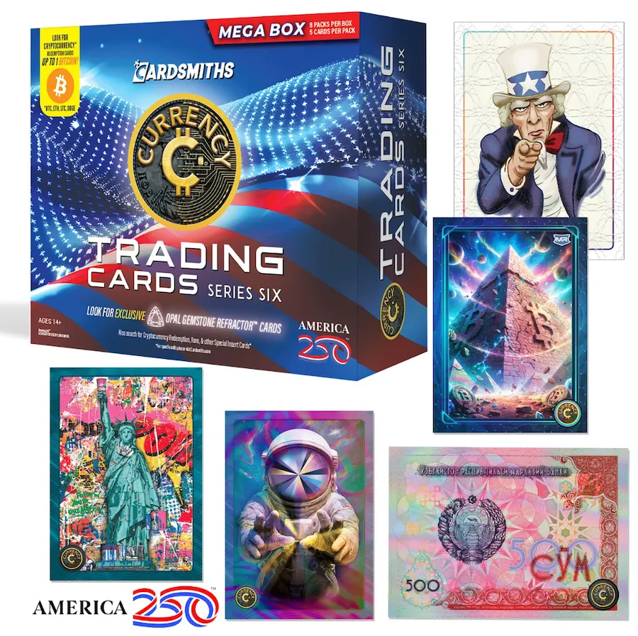 Cardsmiths Currency Series 6 trading cards